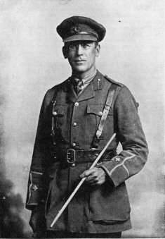 Lieutenant R.J.E.Tiddy, photographed 1916