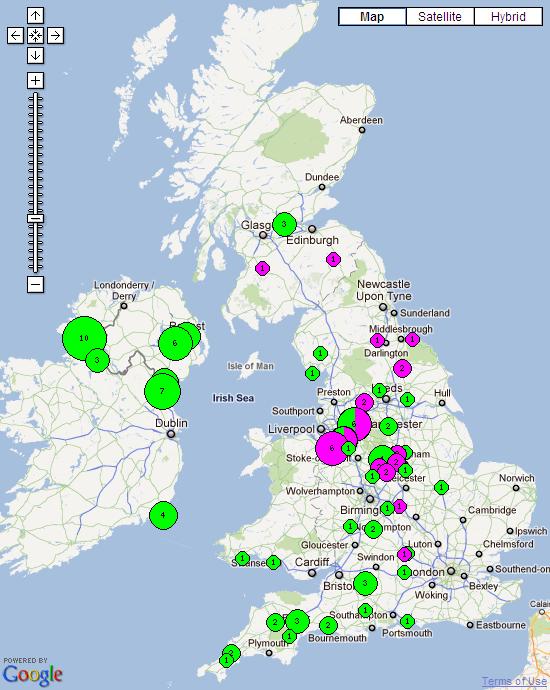 Map of the formula 'If you don't believe what/the words I say', particularly popular in Ireland and North West England for introducing the next character.