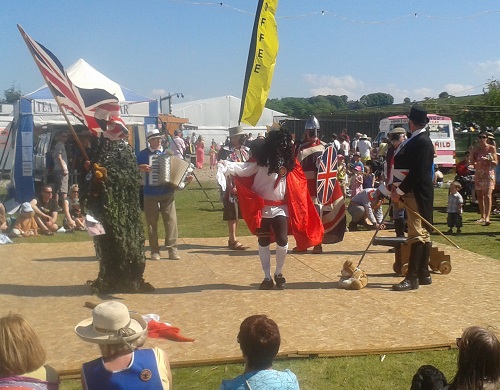 Bradshaw Mummers of Halifax, West Yorkshire, England, at Shepley Folk Festival, 27th May 2012