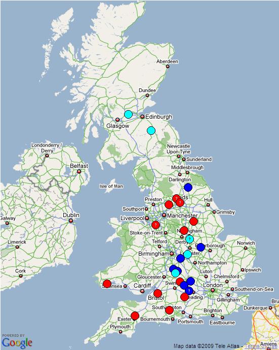 Folk Play Distribution Map: George the Valiant Knight
