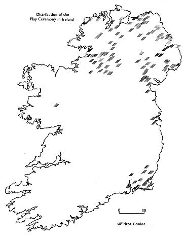 Distibution of the Ceremony in Ireland